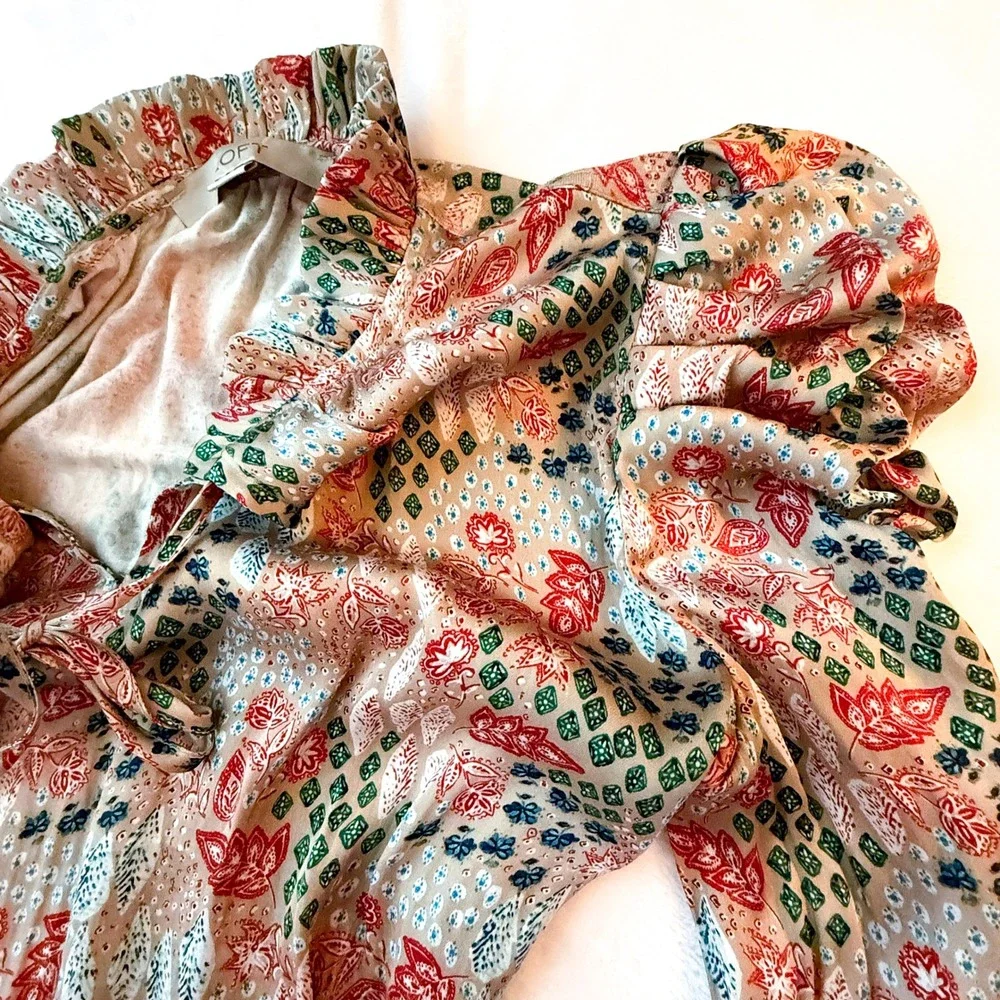 LOFT floral blouse